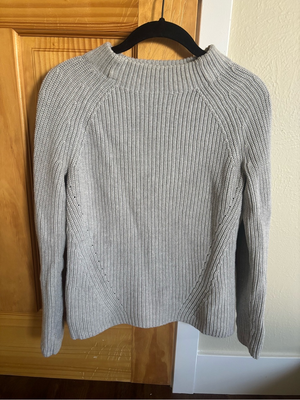 Lands' End Light Gray Sweater